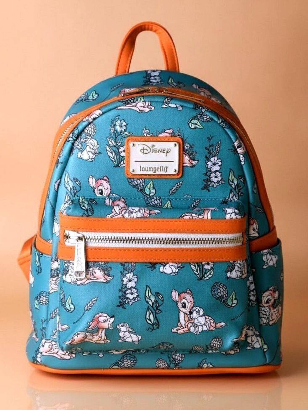 Loungefly Disney Bambi Forest Floral Mini Backpack - NWT
